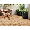 Gulches 20pcs Wood Deck Tiles , Composite Decking Resist Rust, Water, Weather, Indoor&Outdoor, DIY Interlocking Decking Tiles, Floor Tile,Durable - 3 of 4