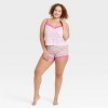Women's Lace Camisole and Shorts Lingerie Set - Colsie™ - 3 of 3
