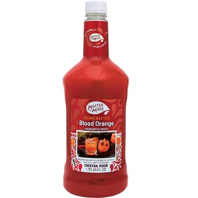 Master of Mixes Blood Orange Margarita Drink Mix - Ready to Use - 1.75 Liter Bottle (59.2 FlOz)-Mixer Perfect for Bartenders and Mixologists