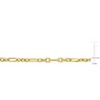 EVERLY JEWELRY | Yellow Plated Sterling Silver Figaro Rolo Bracelet - 7.5 in - 3 of 4