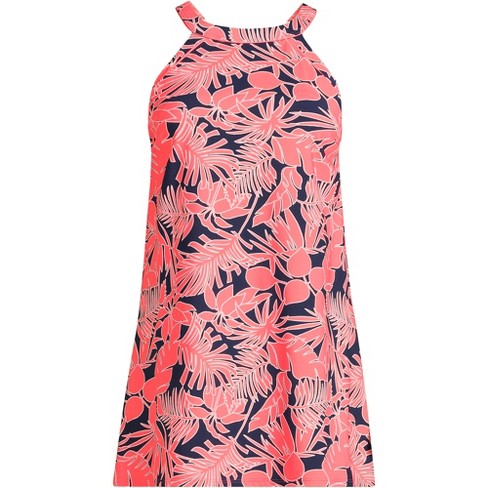 Women's high best sale neck swim dress