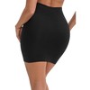INSPIRE CHIC Women's Leggings Butt-Lifting Tummy Control High-Waisted Above Knee Tight Half Slip - 2 of 4