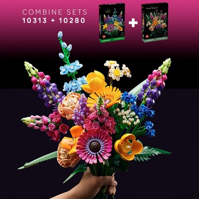 Детские конструкторы LEGO Icons Flower Bouquet Botanical Collection Building Set for Adults, Christmas Gift Idea - 10280 — фото 7