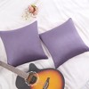 PiccoCasa Sofa Couch Bed Chair Velvet Decors Luxury Euro Square Throw Pillow Cover - 2 of 4