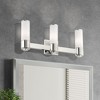 Livex Lighting Weston 3 - Light Vanity in  Polished Nickel - 4 of 4