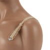 Unique Bargains Women's Fine Shoulder Straps Color Black Beige White 3 Pairs - 2 of 4