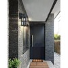 Industrial Matte Black Metal Wall Sconce (2-Pack) - 2 of 4