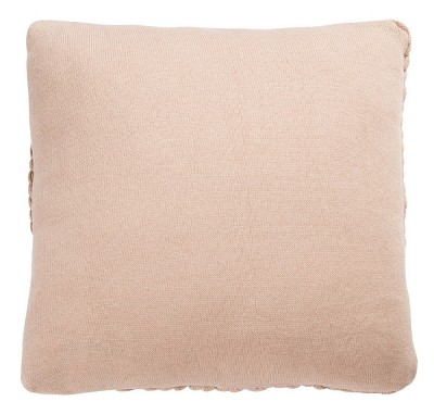 Adalina 21'' Pale Pink Ultra-Soft Knitted Accent Pillow