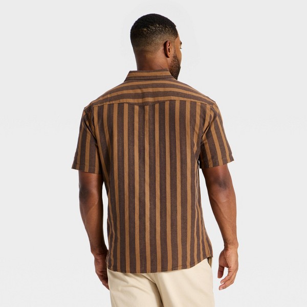 Camisa western de botones de manga corta para hombre - Goodfellow & Co™ 2