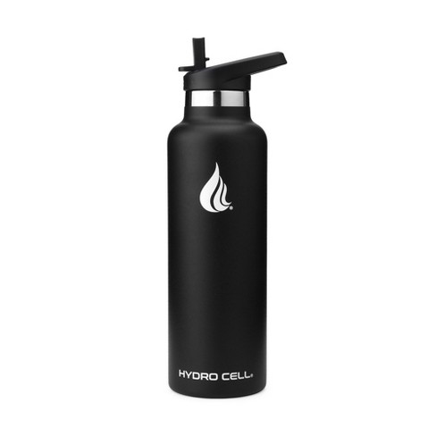 24oz Black Hydro Cell Standard Mouth Stainless Steel Water Bottle : Target