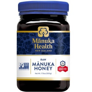 Manuka Health Manuka Honey UMF 6+/MGO 115+ (500g/17.6oz), Superfood, Authentic Raw Honey from New Zealand - 1 of 4
