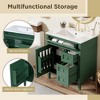 Mshliw 30 Inch Modern Bathroom Vanity with Sink, Freestanding Storage Cabinet with 2 Drawers, Tip-Out Drawer and Door Organizer - 3 of 4
