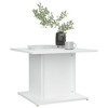 vidaXL Coffee Table White 21.9 in.x21.9 in.x15.7 in. Engineered Wood - 3 of 4