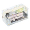 Unique Bargains Portable PVC Clear Makeup Bag Flower White 1 Pc - 4 of 4
