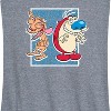 Women's - Ren & Stimpy - Friendly Laughter Graphic Racerback Tank - 2 of 4