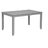 NicBex 58.5" Dining Table Set for 6 Rectangular Wooden Dining Table with 4 Upholstered Chairs and a Bench, Gray - image 4 of 4