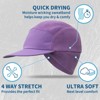 TrailHeads Ponytail Hat, Fleece Beanie for Women - Warm Winter Hat with Visor - Running, Hiking - 4 of 4