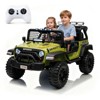 24V 2-Seater Kids Ride On Truck, Electric Car w/ Remote, 4WD, LED Lights, Music, 7Ah Battery & 2 Speeds - 2 of 4