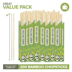 Stock Your Home Disposable Bamboo Chopsticks,(200 Count) - 1 of 4