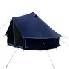 WHITE DUCK Regatta Canvas Bell Tent Collection with Stove Jack & Mesh Windows – 4-Season Glamping Tent, Water Repellent - 4 of 4