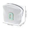 Unique Bargains Letter Q Pattern Makeup Bag 1 Pc - 2 of 4