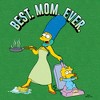 Women's The Simpsons Marge Best. Mom. Ever. Racerback Tank Top - 2 of 4