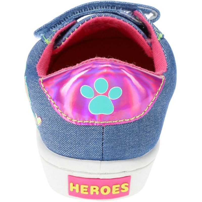Paw Patrol Toddler Shoe, Low Top Denim Casual, Marshall, Chase, Skye, and Everest, 6 of 8