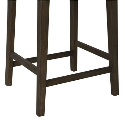 Torino Carbonite Finish Wood Counter Height Barstool