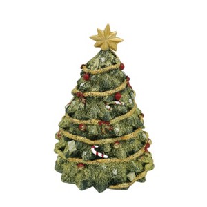 Transpac Musical Glitter Christmas Tree Decorative Object Multicolor Tabletop Sculpture Indoor Holiday Decoration Gift - 1 of 1