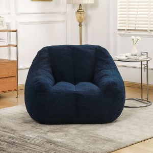 CAVINAS Bean Bag Chair with Tufted Soft Stuffed Filling Oversized Bean Bag Chair with Memory Foam for Dorm, Apartment, Living Room - 1 of 4