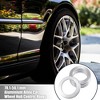 Unique Bargains Aluminum Alloy Car Auto Hub Centric Rings Wheel Bore Center Spacer Silver Tone 4 Pcs - 2 of 4