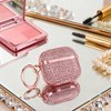 HTUTWOO for AirPods Pro 3 Diamond Case, Bling Shockproof Protective Cover with Keychain and Cleaning Kit for Women - 2 of 4