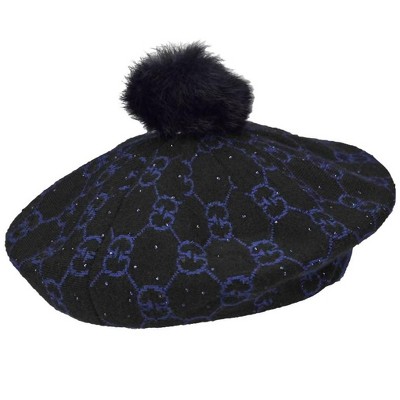 Women's POMPOM JACQ HAT - GOLFINO