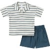 Modern Moments™ by Gerber Toddler Boys' 2-Piece Johnny Collar and Shorts Set - 2 of 4