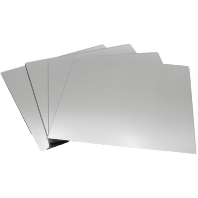 Evideco French Home Goods Set of 4 Small Self-Adhesive Decorative Mirrors – Available in 8 Unique Shapes