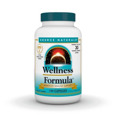 Wellness Formula Capsules by Source Naturals, Inc.  -  120 Capsule