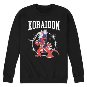 Men's - Pokémon - Koraidon Dragon Type Collegiate Graphic Fleece Sweatshirt - 1 of 4