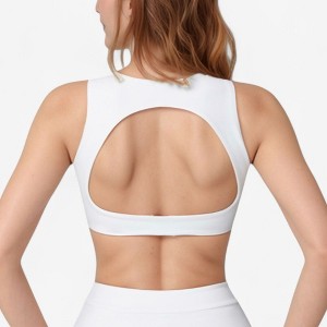 Anna-Kaci Active Women's High Neck Sports Bra with Cutout Back Detail and Wide Underband for Medium Support - 1 of 4