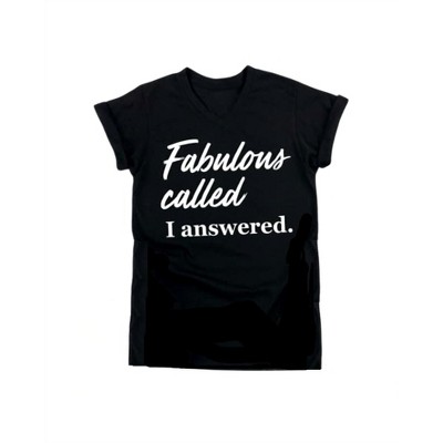 Women's Wo's Fabulous Called Graphic Tee Shirt - She Shed