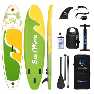 FIONECA 11' Inflatable Stand Up Paddle Board ¨C 34'' Wide, 6'' Thick, with Accessories