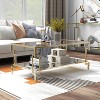 3pc Costa Mesa Contemporary Coffee Table Set Champagne - miBasics - image 4 of 4