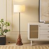 Messina 58" Floor Lamp - FLL3008 - Natural/Black - Safavieh - 4 of 4