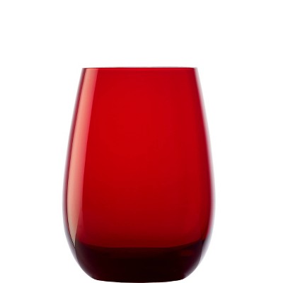 Red Co. Large 16 oz Multicolored Drinking Glass Set of 6 — Red Co. Goods