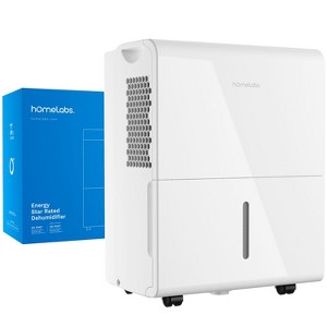 hOmeLabs 22 Pint Wi-Fi Dehumidifier for up to 3,000 Sq Ft Rooms (MAX 56 Pint at 95°F, 90% RH) - 1 of 4