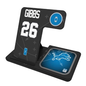 NFL Detroit Lions Players Game Tactic 15-Watt 3 in 1 Charging Station - 1 of 4