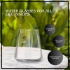 Artland Soho Optic 14.5 oz Double Old Fashion Glass, Set of 4, Whiskey, Cocktail, Rocks, Elegant Design, Durable Construction, Versatile Use - 4 of 4