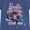 Girls' - Barbie - High School Dolls Fitted Short Sleeve Graphic T-Shirt - 2 of 4