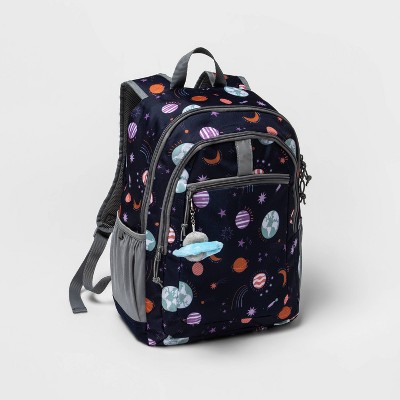 Photo 1 of Classic Kids Backpack Navy Space - Cat