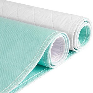 Aoibox Waterproof Bed Pad Washable Reusable Mattress Protector 34 x 52 Inches for Kids Adults Elderly Pets - 1 of 4