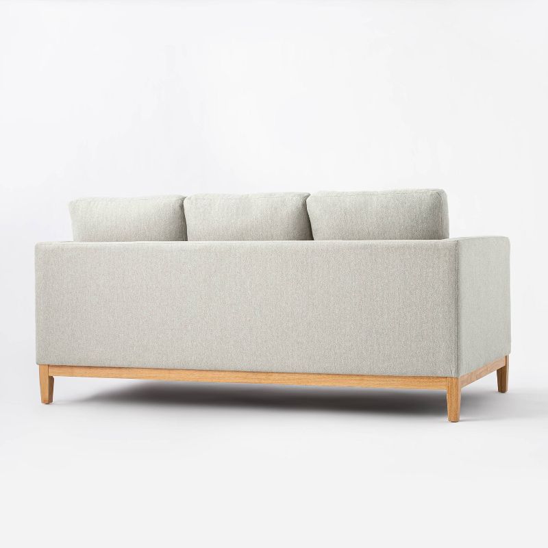 Woodland Hills Wood Base Sofa Light Gray - Threshold&#8482; designed with Studio McGee, 5 of 13